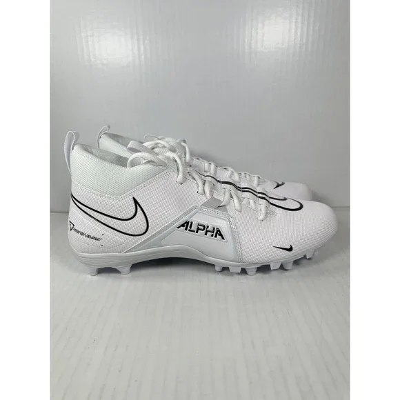 Nike Alpha Menace Varsity 3 White Football Cleats Mens Size 12 CV0586-109 NEW Nike Alpha Menace Varsity 3 (CV0586-109) White Men main image 4